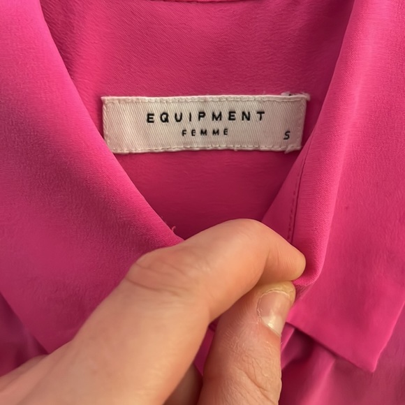 Equipment Signature sleeveless blouse Pink size small - Picture 5 of 5
